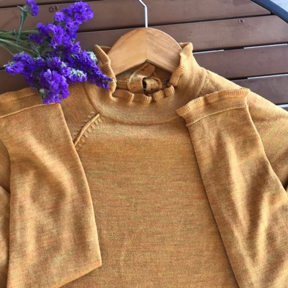 NWT FREE PEOPLE Needle and Thread Merino Pullover XS $118 - Picture 3 of 3